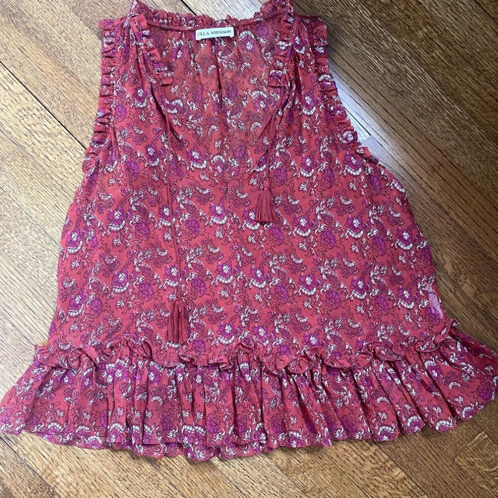 Ulla Johnson tank blouse size small